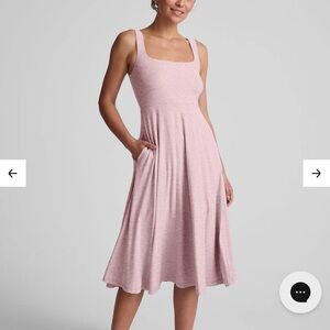 Featherweight At The Ready Square Neck Dress